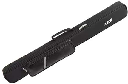 Baoblaze Billiards Pool Cue Case 3/4 Jointed Cue Case with Accessories Pocket Carry Bag Protector Snooker Cue Storage Pouch Accessory