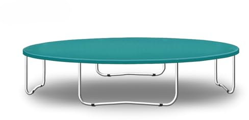 Baunsal® Trampolin Wetterschutzplane Ø 366 cm (WSPH) grün Wetterplane Abdeckung für den Winter Abdeckplane Schutzabdeckung Regenabdeckung Schutzplane