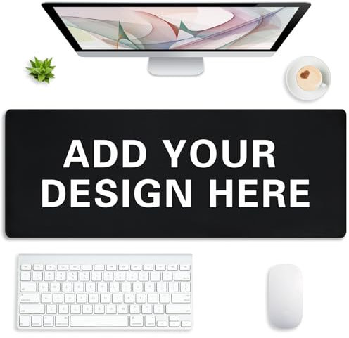 Custom Photo Desk Mat & Mouse Pad - Personalized, Large (16in x 35.5in), Customizable