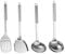 Utensilios de cocina Ajuste de acero inoxidable 4 piezas/set espátula de acero inoxidable pared resistente al calor colgante de sopa colgante para utensilios de wok chinos accesorios de cocina sta