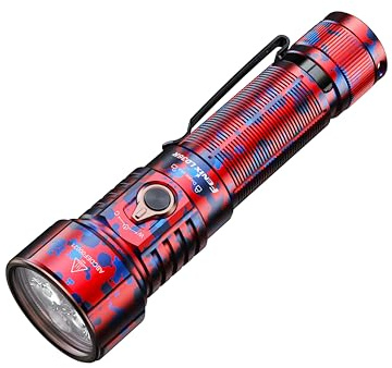 Fenix LD36R Flame Camo Rechargeable Multi Colour LED Torch, 3600 Lumen, 385m, 65+ Hrs Max, 3600lm White Beam, 6 Colour Lighting with Smooth Transition, IP68