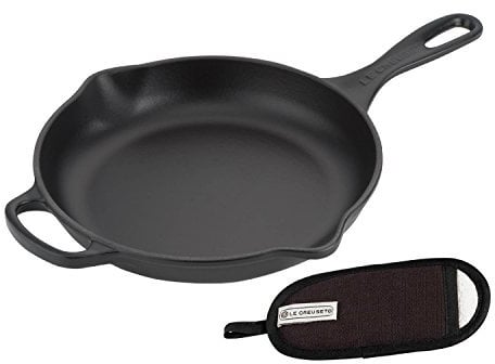 Le Creuset Cast Iron Skillet Pan Handle Glove, 23 cm - Satin Black