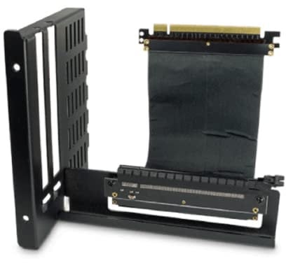 Inter-Tech Umbausatz vertikal für Grafikkarte, Adapter für C-701 Panorama und C-702 Diorama, schwarz, 1665707