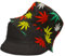 Alsino Anglerhut Fischerhut Sonnenhut Bucket Hat Reversibel Freizeithut Outdoor Wende-Hut Sommermütze Herbst Camping Reisen Wandern - für Damen Herren Kinder, Motiv wählen:Hanfblatt bunt