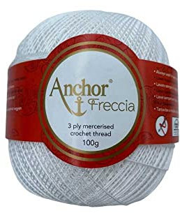 Gomitolo Filo Uncinetto Cotone Anchor N 12 Coats Freccia Mez 100 Gr