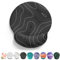 Giecy Tapis de Souris Support de Repose-Poignet, Tapis Souris Ergonomique en Gel, Tapis de Souris Frais pour Gamer, Repose Poignet Souris avec Base en PU antidérapant (Ligne Noire)