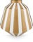 Pip Studio Vase Metall Stripes weiß-Gold 35cm