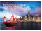 Amazing Cities Kalender 2025, Monatsansicht A4, 12 Monate, Familienkalender 2025, Monats-Wandkalender 2025, UK. Papa Prints