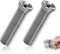 2 Pezzi Set da Vite Cava Tappo Lavandino Cucina - Universale Filtro Lavello Addensare Acciaio Inox Viti Fissaggio Cestello Lavello per Tappo Ricambi Scarico per filtro in filettato Cucina(M12 x 45 mm)