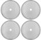 4 Pack Stainless Steel Cafetiere Filter Mesh Screens - 4 French Press Filter Replacement for 1000ml/34oz Coffee & Tea Makers,Cafetiere Mesh Replacement Reusable;