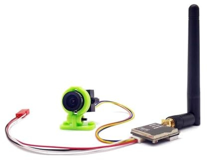 48CH 4,3 Zoll FPV-Monitor 480x272 Eingebauter Akku-Videobildschirm mit 600mw TS5823 Pro+CMOS 1000TVL-Kamera(Set 3)