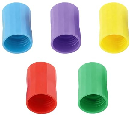 5 Pack Tornado Tube Bottle Connectors Vortex Maker for Science Experiments | 5 pack plastic tornado tube connectors with grip stripes, fits 1.3-1.9 inch bottles for science experiments and vortex effect