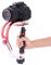 GOTOTOP Handheld Gimbal Stabilisator, Aluminium, Rot, für SLR, DSLR, Camcorder, Video-Recorder, 1/4-20 Gewinde oder Schuhschiene