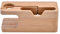 Garsent Bamboo Charging Station Dock, Wood Charging Stand for iWatch & iPhone, Lightweight Design, 2-in-1 Bamboo Cradle for Watch & iPhone