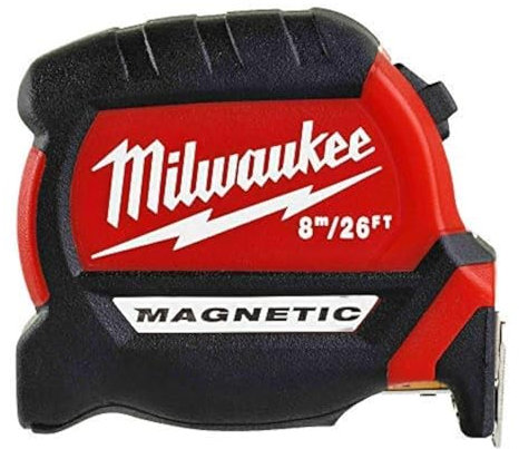 Milwaukee 4932464603 Premium Gen 2 Cinta métrica Imperial 8 m-4932464603, Rosso