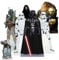 TT020 Star Wars Villains Table Toppers - 7 Mini Cut Outs Emperor Palpatine and Many More Perfect Party Articles Brilliant Decorative Figures