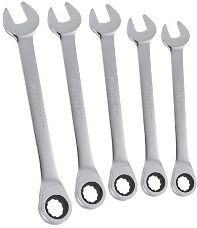 USAG - 285 KB/SE5 - Serie di Chiavi Combinate a Cricchetto Piatte