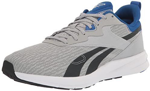 Reebok Herren Reebok Tischläufer 4.0Laufschuhe, reines Grau 3/Rentier Grau 8/Vektor Blau, 44 EU