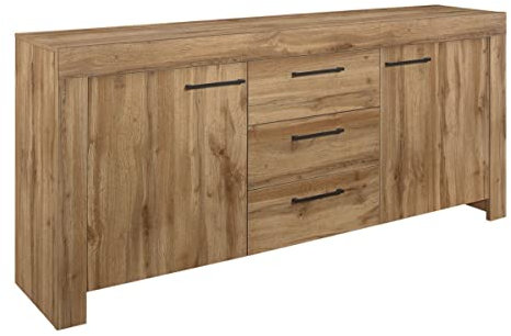 Birlea Furniture Compton 3 Drawer 2 Door Sideboard