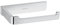 BAORELST Porte-rouleau de papier toilette chromé à fixation murale en acier inoxydable 304 de style moderne poli pour salle de bain, bureau, hôtel