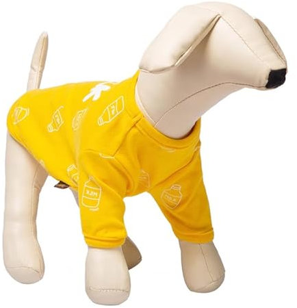 Oracra Mannequin Stehende Schaufensterpuppe mit Hund für Kleidung, Schwarz/weiße Hundemodelle, Spielzeug, Ganzkörper, Niedliche Hunde-Kleiderbügel-Show, Haustier-Schneiderpuppe, Torso(White,L)