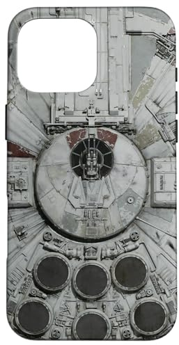 Star Wars Millennium Falcon Close Up Gray Case for iPhone 16 Pro Max