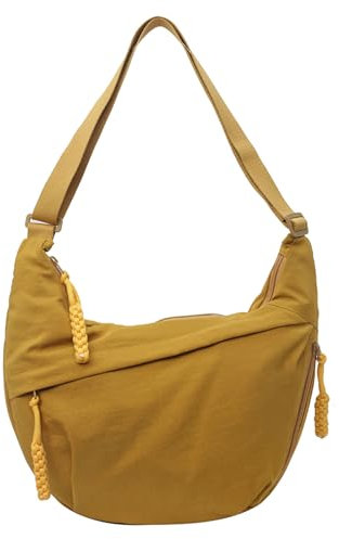 Stilvolle Damen-Dumpling-Tasche mit mehreren Fächern – Modische Schultertasche mit großem Fassungsvermögen, Halbmond-Crossbody-Tasche, verstellbarem Riemen, ideale Reisetasche