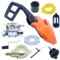 LAVAS Kit de carburateur for tronçonneuse à essence HUSQVARNA 142 141 137 136, poignée de frein, couvercle de pignon d'embrayage