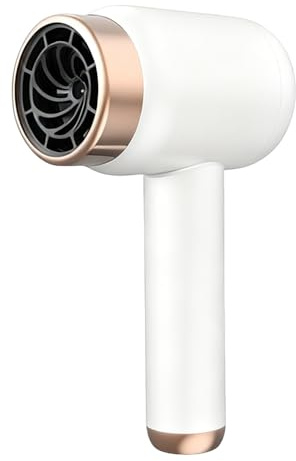 XPJBKC Kabelloser Haartrockner, 1000W Reisefön mit 2 Kalt/Heißtaste, Mini Fön Ionen Haartrockner, Akku Föhn Klein Wiederaufladbare Hair Dryer, Einstecken um Heißluft zu Verwenden