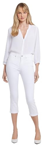 NYDJ Damen Chloe Capris Hollywood Bundschlitze in Pink Punch Chloe Capri Jean