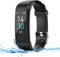 HSW M2 Smart Band Bracelet Watch Bluetooth Smartband Blood Pressure Blood Oxygen Oximeter Heart Rate Monitor Pedometer Fitness Tracker WristBand For IOS Android iPhone Samsung (Black)