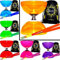 Cyclone QUARTZ II Diabolo Set - PRO Diabolo Triple Roulement A Bille + Des Diablo Baguettes en FIBER et Ficelle + Diabolos Sac de Transport. (Orange Diabolo/Noir Baguettes)