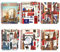 6 London Souvenirs Notizblock Stift Union Jack Britisches Geschenk Berühmtes Londoner Wahrzeichen