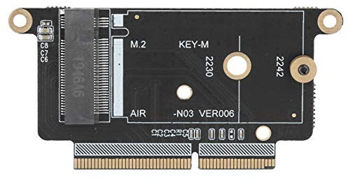 A1708 NVMe Key M M.2 NGFF SSD a 2016 2017 2230 2242 Scheda Adattatore per Laptop PRO A1708, Supporta Chiave di Tipo 2230/2242 M nvme M.2 SSD