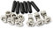Pro Bamboo Kitchen 6 Sets Ersatzschrauben und Endkappen für Speed-Kabel-Springseile.