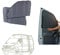 VanEssential Insulated Stealth Blackout Magnetic Window Covers Designed for Mercedes-Benz NCV3 (Van Years 2007 to 2018), Front Door (Pair), Charcoal Gray