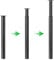 Dhouse Adjustable Metal Folding Desk Legs 710-1100mm DIY Kitchen Worktop Loft Legs for Furniture Coffee Table Dining Table 60mm Diameter(Black)