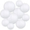 LIHAO 10pcs Lanterne Papier Blanche, 6 8 10 12 Lampion Papier Boule, Décoration Mariage Champetre Anniversaire Noël Fête