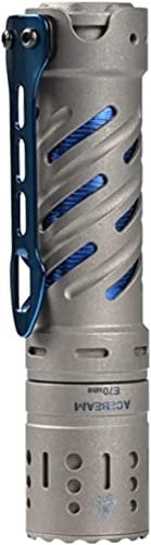 acebeam e70 ti (titanium) mini cri led flashlight -2000 lumens -up to 153 meters throw