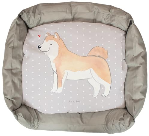 Mr. & Mrs. Panda Hundebett Akita Inu Lebensretter - Geschenk, Tierbett, Hundeschlafplatz, Körbchen, Hundebesitzer, Hundekörbchen, Welpe, Liegeplatz,