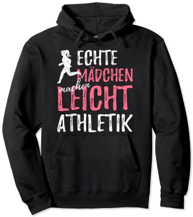 Echte Mädchen Machen Leichtathletik Sport Laufen Pullover Hoodie
