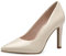 MARCO TOZZI Damen Pumps Spitz Vegan, Cremefarben (Powder Patent), 39 EU