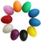 Norhogo 10 Pezzi Ovetti Shaker In Plastica, Uova Shaker, Egg Maracas, Musical Egg Shaker, Colore Casuale