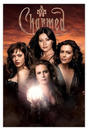 DESHVA Charmed Alt Filmposter Leinwand Poster Wandkunst Dekor Druck Bild Gemälde für Wohnzimmer Schlafzimmer Dekoration ungerahmt 30 x 45 cm