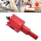 HOHXEN Lochsäge 30mm, M42 HSS Heavy Duty Bi-Metall Lochsäge mit Positionierbohrer zum Schneiden von Mildstahl, Edelstahl, Gusseisen, Messing, Aluminium, Holz, PVC-Rohr, Gipskarton, Dichtebrett - Rot