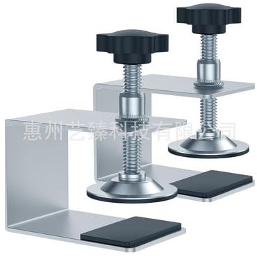 GmeDhc 4 abrazaderas de tornillo pequeñas, abrazadera de mesa ajustable con almohadilla antideslizante, c abrazadera para cajones, armarios