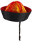 Kisangel chapeaux chinois Chapeau de costume traditionnel Chapeau de danse pour costumes traditionnels chinois chapeaux de cosplay chapeau d'empereur chinois De laine