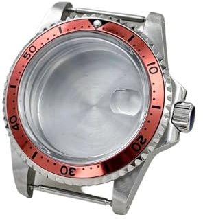Lasitech 1PC NH35 39,5mm Vintage Fall Dome Acryl Cyclops 120 Klicken Lünette GMT/SUB Aluminium for NH34/NH35/NH36 Bewegung Uhr Teile