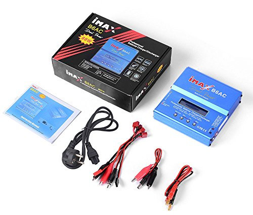 IMAX B6AC 80W carica batterie Li-Po LiPo Li-ion Li-Fe LiFe piombo Ni-Cd NiCd Ni-Mh Nimh 220V 12V Drone RC caricatore digitale bilanciatore carica bilanciata soft air B6 AC