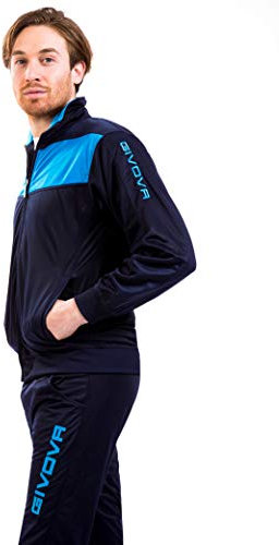Givova, anzug visa, blau/türkis, XL